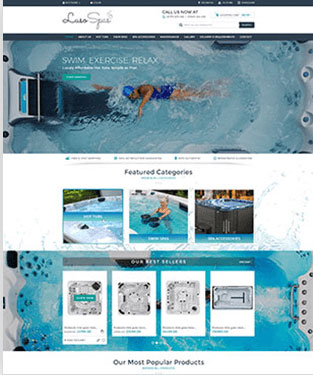 Lusso Spas — Swim spa & hot tub store